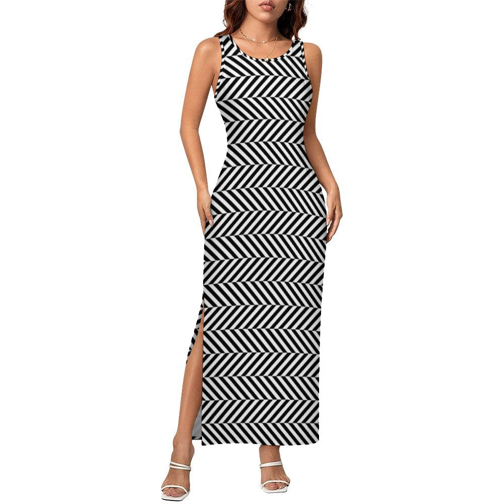 side slit bodycon dress Side Slit Bodycon Dress