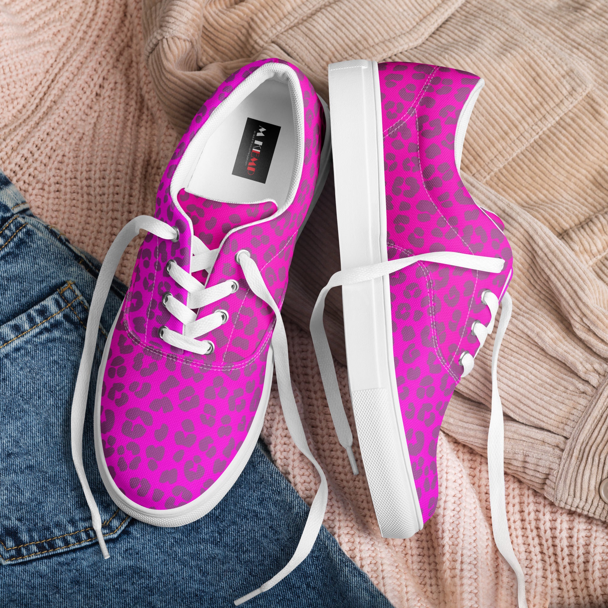 Canvas Shoes Print On Demand Shoes Shopify Leopard Print Women's