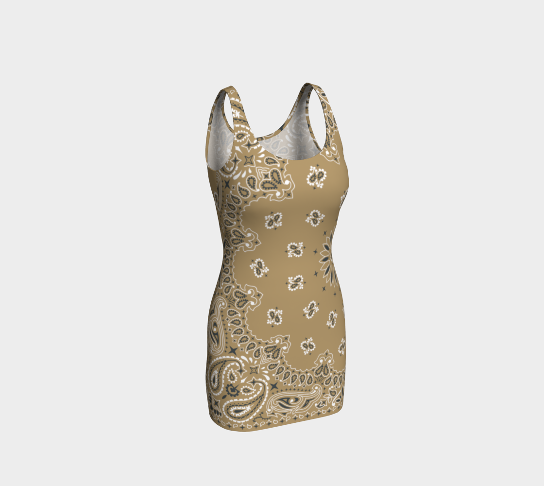 Bandana Bodycon Dress Large