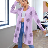 Women's Mid-Length Cardigan (NZ060) Medium length cardigan
