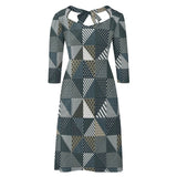 Patchwork Women&#039;s Sweetheart Dress Flare dress