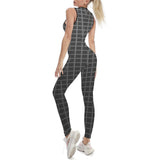 Window Pane Women's Yoga Jumpsuit