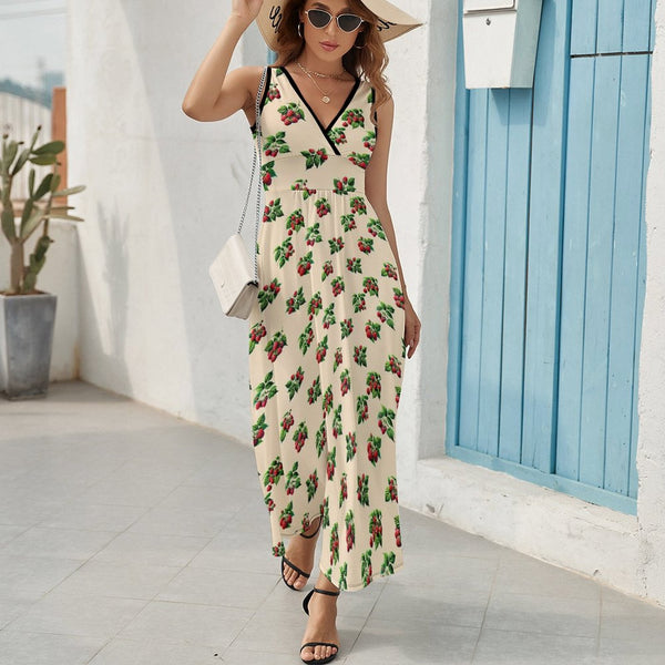 Sleeveless Long Dress (NZ028) Sleeveless dress