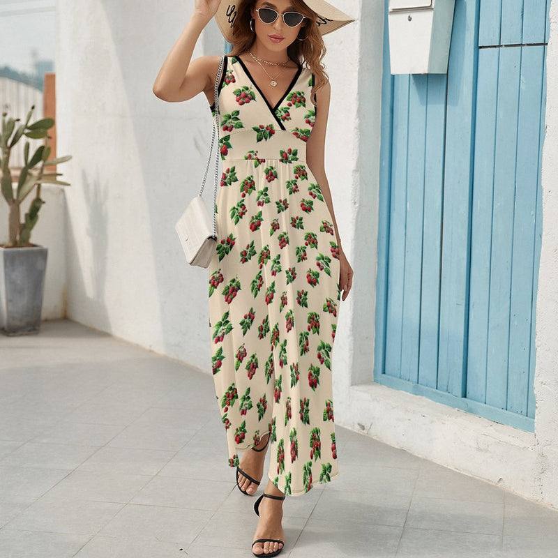 Sleeveless Long Dress (NZ028) Sleeveless dress