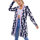 Women's Mid-Length Cardigan (NZ060) Medium length cardigan - Objet D'Art