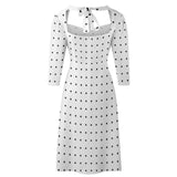 Polka Dot Women's Sweetheart Dress