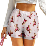 Women&#039;s High-Waisted Loose Shorts High waist loose shorts