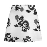 All Over Print Skirt (ALQ) Short skirt