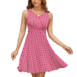 V-Neck Sleeveless Dress (NZ022)  Frocks