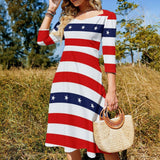Stars and Stripes Sweetheart Dress