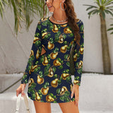 Hollow Slim-Fit Dress Slim dress with hollow waist