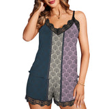 Napoleon Women's Lace Camisole Pajama Set