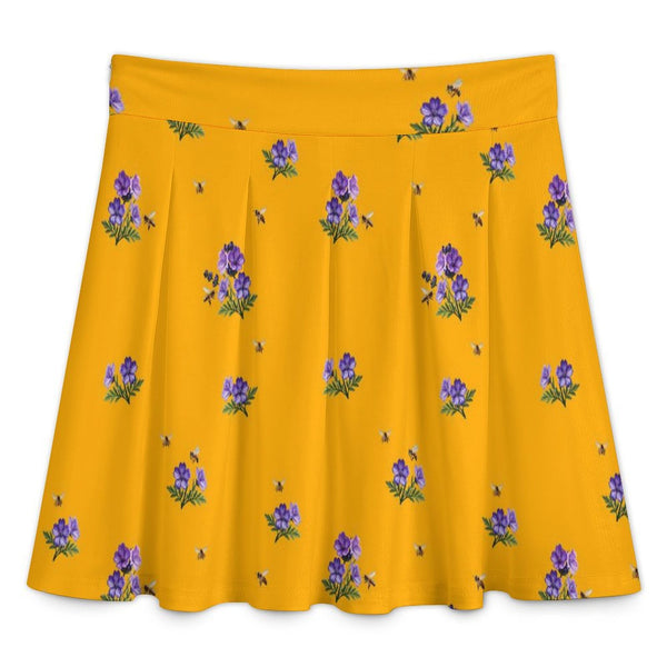 All Over Print Skater Skirt longuette