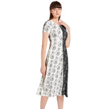 Puff Sleeve Button Through Dress