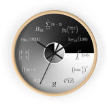 Mathematics Equation Wall Clock