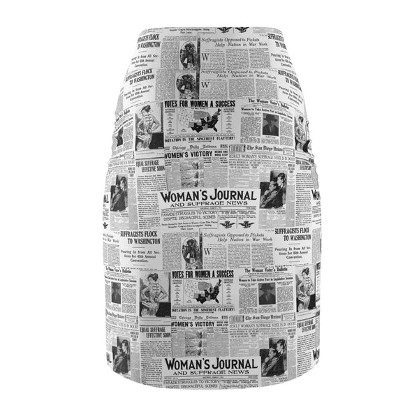 Women's Suffrage Commemorative Women's Pencil Skirt - Objet D'Art