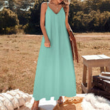 Spaghetti Strap Ankle-Length Dress Long dress