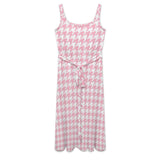 Sleeveless dress Tie Waist Sleeveless Dress