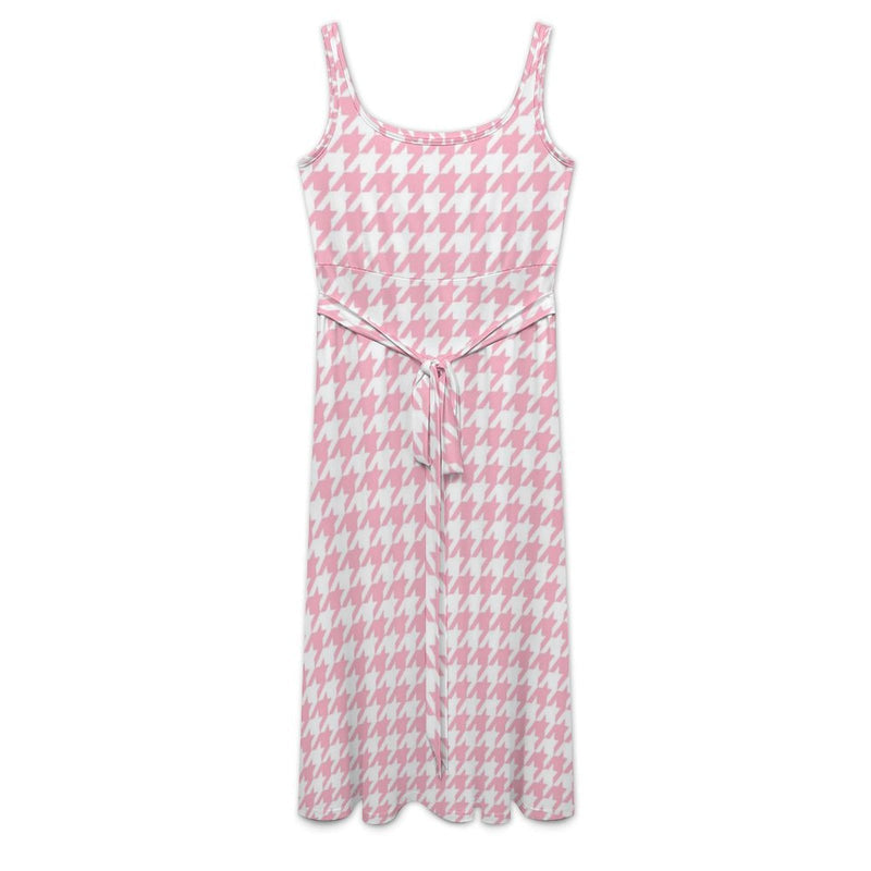 Sleeveless dress Tie Waist Sleeveless Dress