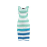Tri-colored Bodycon Dress