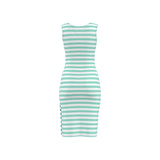 Tri-colored Bodycon Dress