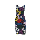 Numbers Bodycon Dress