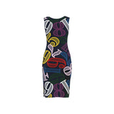 Numbers Bodycon Dress