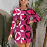 Hollow Slim-Fit Dress Slim dress with hollow waist