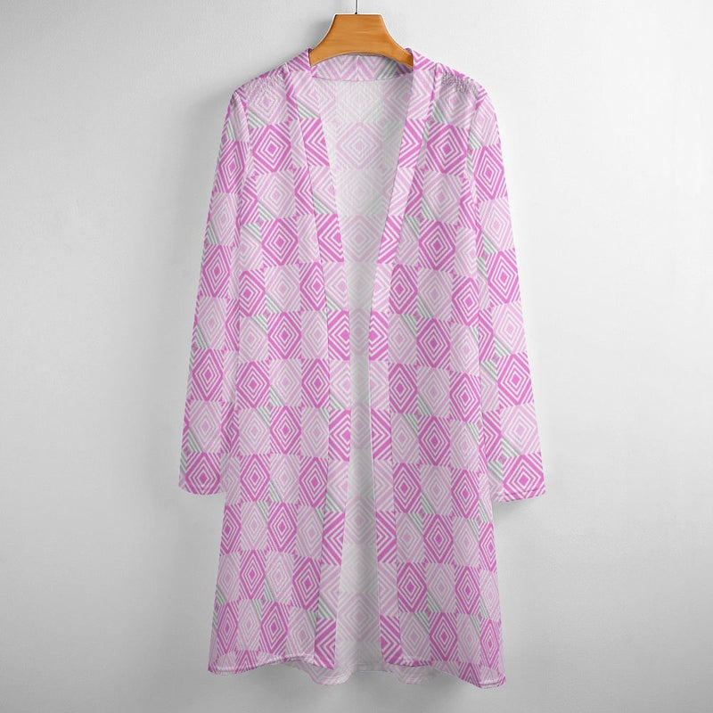 Women&#039;s Mid-Length Cardigan (NZ060) Medium length cardigan