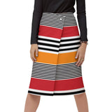 Women's Wrap Skirt Button skirt