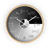 Mathematics Equation Wall Clock