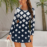 Hollow Slim-Fit Dress Slim dress with hollow waist