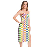 Split Thigh V-Neck Cami Dress