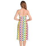 Split Thigh V-Neck Cami Dress