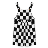 Checkered Jumpsuit Shorts