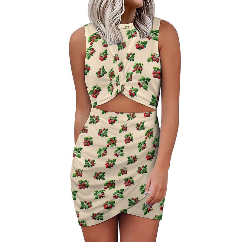 Navel-Baring Cross-Fit Hip Skirt Slim wrap hip skirt