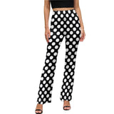Polka dot Women's Flare Pants bell-bottoms