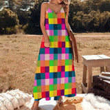 Long dress Spaghetti Strap Ankle-Length Dress