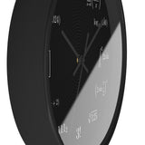 Math Equation Wall Clock — Geeky Mathematical Formula Clock for Students & Teachers