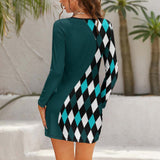 Hollow Slim-Fit Dress Slim dress with hollow waist