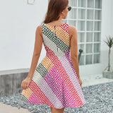 V-Neck Sleeveless Dress (NZ022)  Frocks