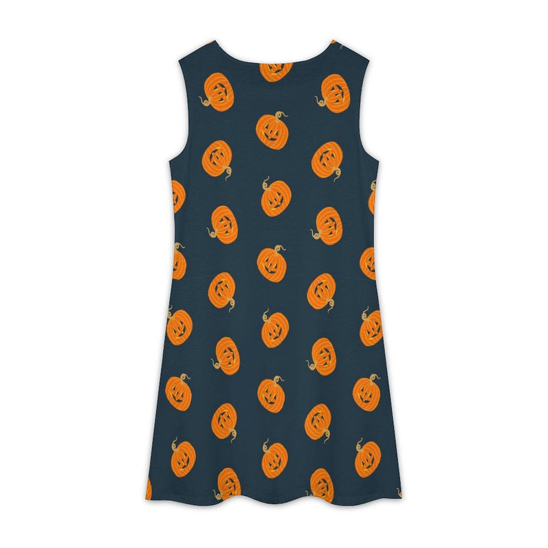 All Over Print Sleeveless Dress Sleeveless dress