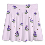 All Over Print Skater Skirt longuette