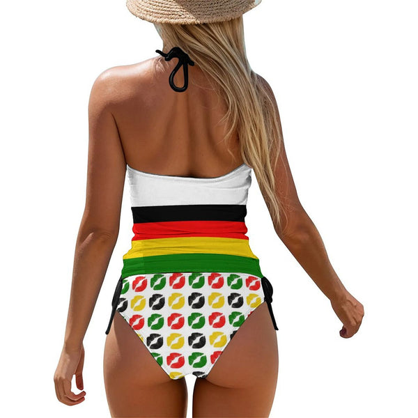 Split swimsuit Bikini Swimsuit (F145kA01)