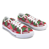 patchwork print xmas 4 Seattle Low Top Men's Shoes (Model 1013-6)
