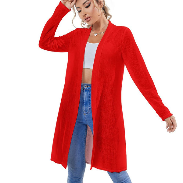 Women&#039;s Mid-Length Cardigan (NZ060) Medium length cardigan