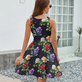 Frocks V-Neck Sleeveless Dress (NZ022)