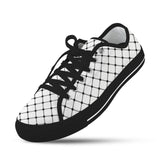 inverted net print 4A Seattle Low Top Women's Shoes (Model 1013-6)