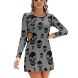 Hollow Slim-Fit Dress Slim dress with hollow waist