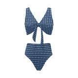 Peacefully Posh Chest Bowknot Bikini Swimsuit
